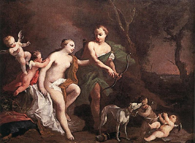 AMIGONI, Jacopo Venus and Adonis uj Sweden oil painting art